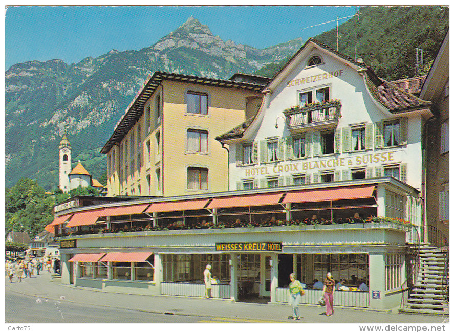 Suisse - Flüelen - Hotel Weisses Kreuz - Flüelen