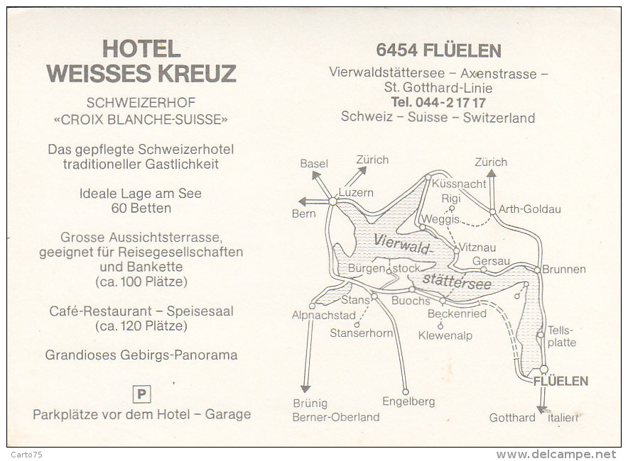 Suisse - Flüelen - Hotel Weisses Kreuz - Flüelen