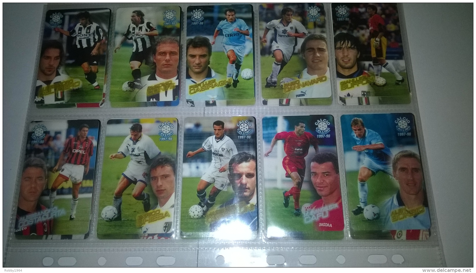 Serie Cpl Dal N 1 Al N 56 Calcio Card Calling 97/98 Ottime - Edizione Italiana