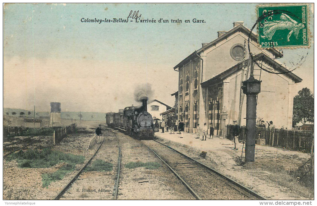 54 - M Et M - Colombey Les Belles - Gare - Chemin De Fer - Train - Colombey Les Belles