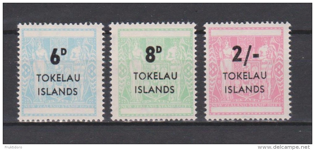 Tokelau Mi S1-3 - Surcharge In Black - 1966 * * - Tokelau