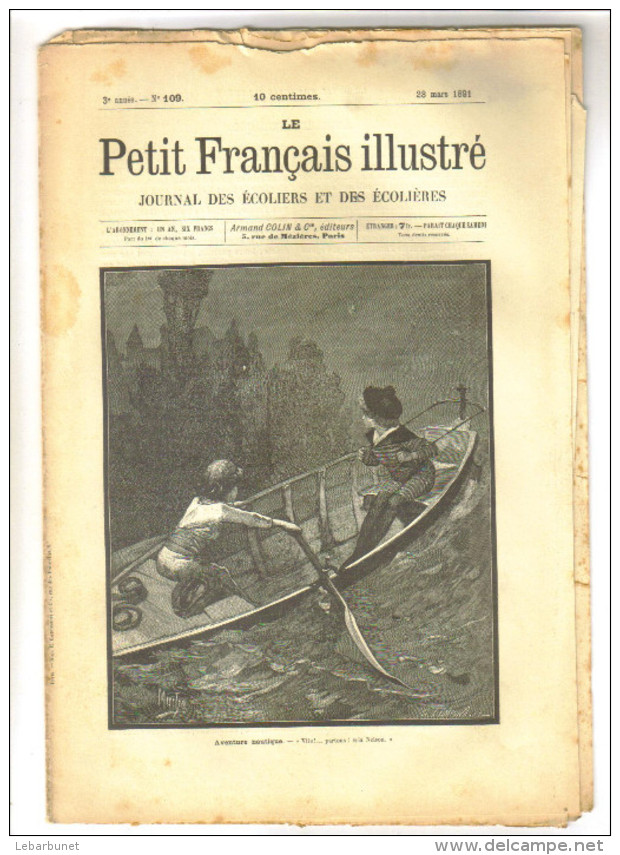 Revues Anciennes 1891 Le Petit Français IllustréMars 1891 4 Numéros N° 106-107-108-109 - Revues Anciennes - Avant 1900