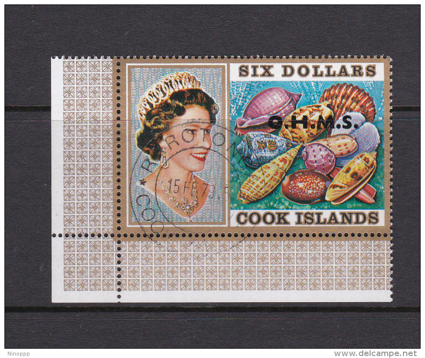 Cook Islands SG O31 1975 Shells,$ 6.00 Queen And Shells Used - Cookeilanden