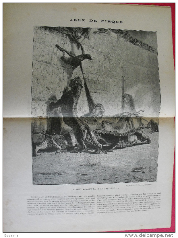 les nouvelles illustrées n° 79 de 1903. accident dirigeable Lebaudy rebouteux médicastre indo-chine folle en cage