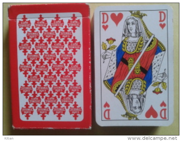 CAFE STANILAS. Jeu De 32 Cartes + 1 Joker. Usagé Dans Une Boite Carton - Cartes à Jouer Classiques