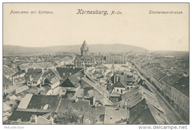 AT KORNEUBURG / Panorama Mit Rathaus, Stockerauerstrasse / - Korneuburg