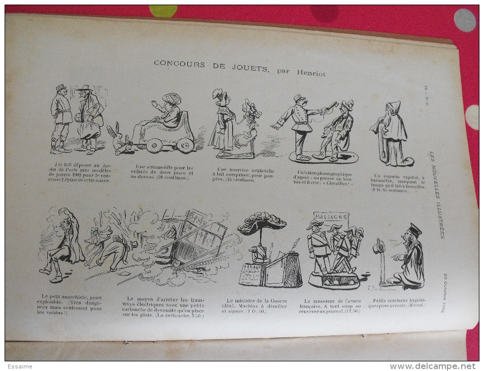 les nouvelles illustrées n° 22 de 1902. grève mineurs grignan jaurès dakar gratte-ciel sabotier feux flottants phare