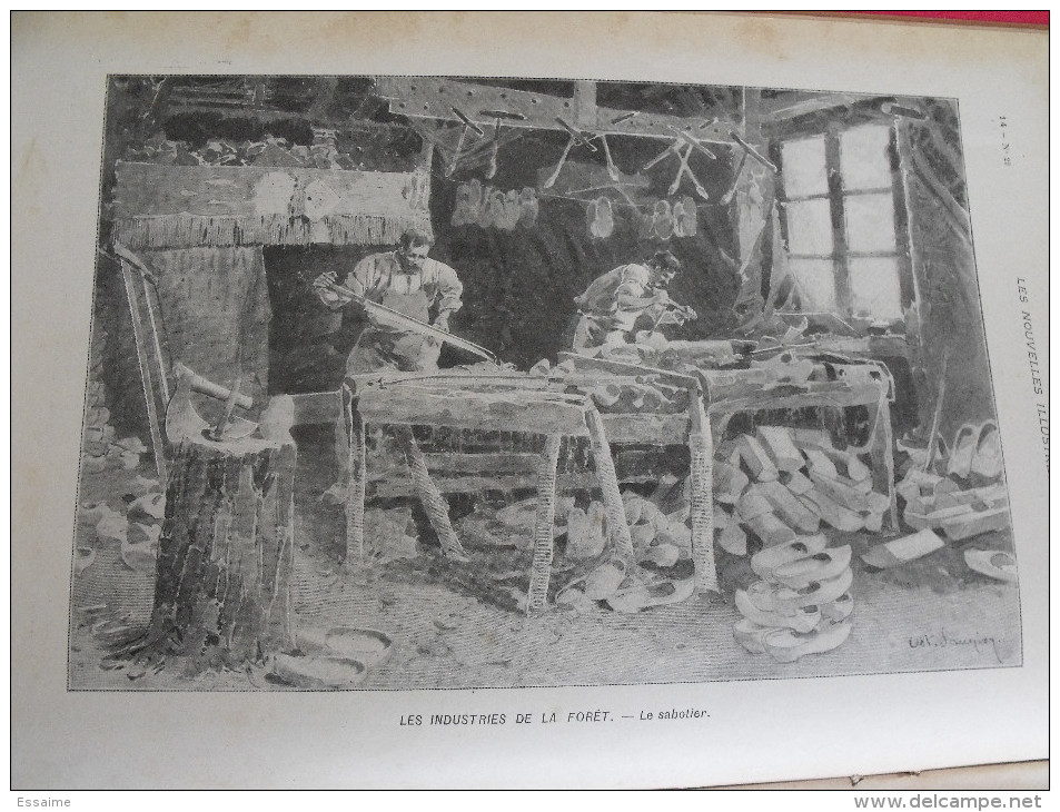 les nouvelles illustrées n° 22 de 1902. grève mineurs grignan jaurès dakar gratte-ciel sabotier feux flottants phare