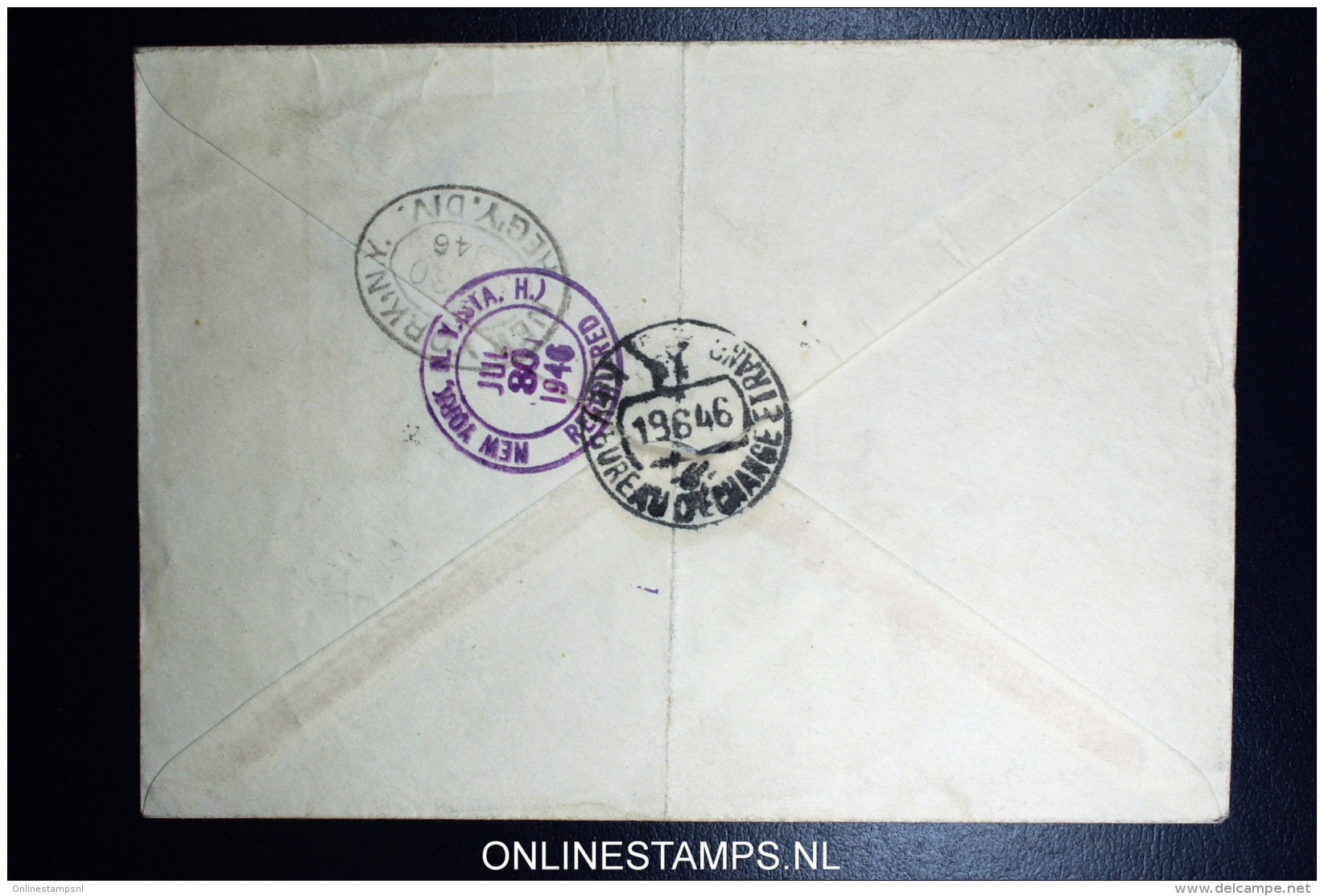 Russia  Registered Cover  1946 Kiew Kiev To New York,  Mi 967 + 1019 - Cartas & Documentos