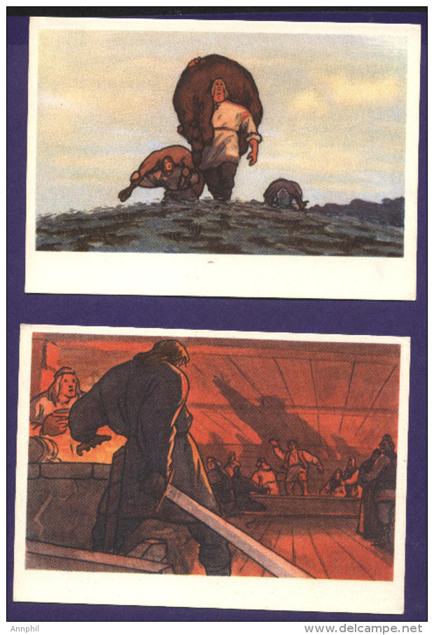 6506  Set of postcards Illustration epics of the north  Kalevala