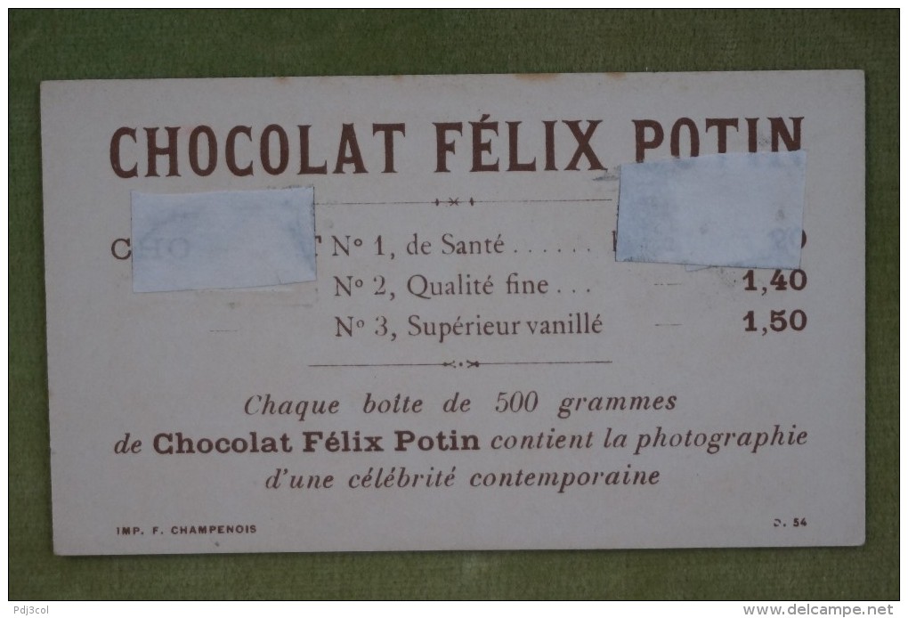 Félix POTIN - Chromo Sujet Botanique - Nature - Le Petit Pois - Imp Champenois - Otros & Sin Clasificación