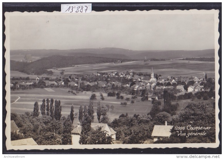 Courgenay - Vue Générale, Ca 1950 (13´887) - Courgenay