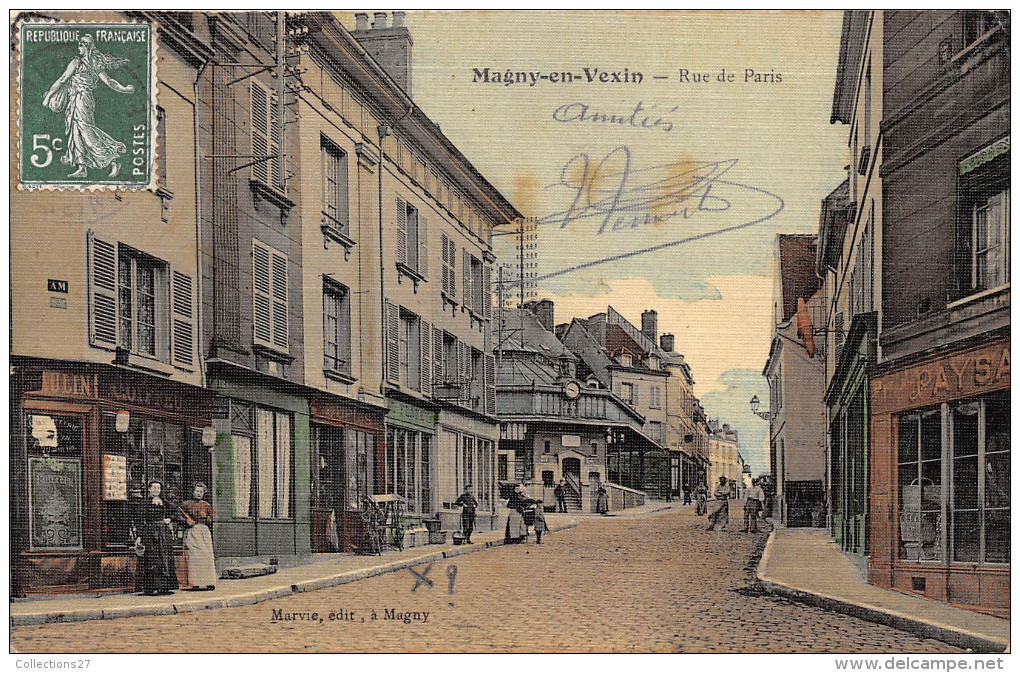 95-MAGNY-EN-VEXIN- RUE DE PARIS - Magny En Vexin