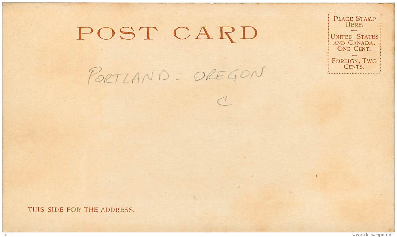 CARTE POSTALE : OREGON . PORTLAND . TILLAMOOK ROCK AND LIGHTHOUSE . - Portland