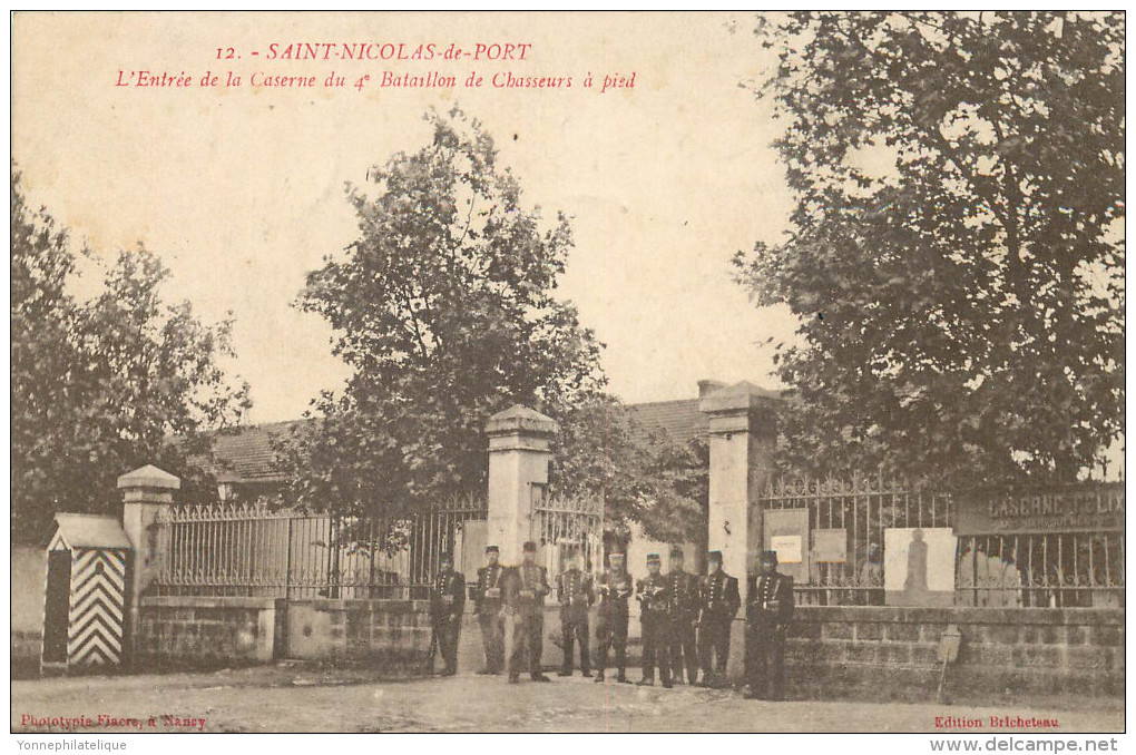 54 - M Et M - Saint Nicolas De Port - Entrée De La Caserne - Chasseurs à Pied - Saint Nicolas De Port