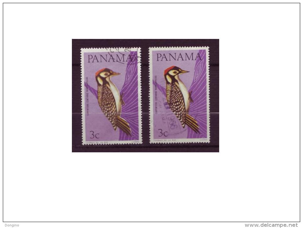 A112. Panama / Panamá / 1965 / Birds / Oiseaux / Aves - Piciformes (pájaros Carpinteros)