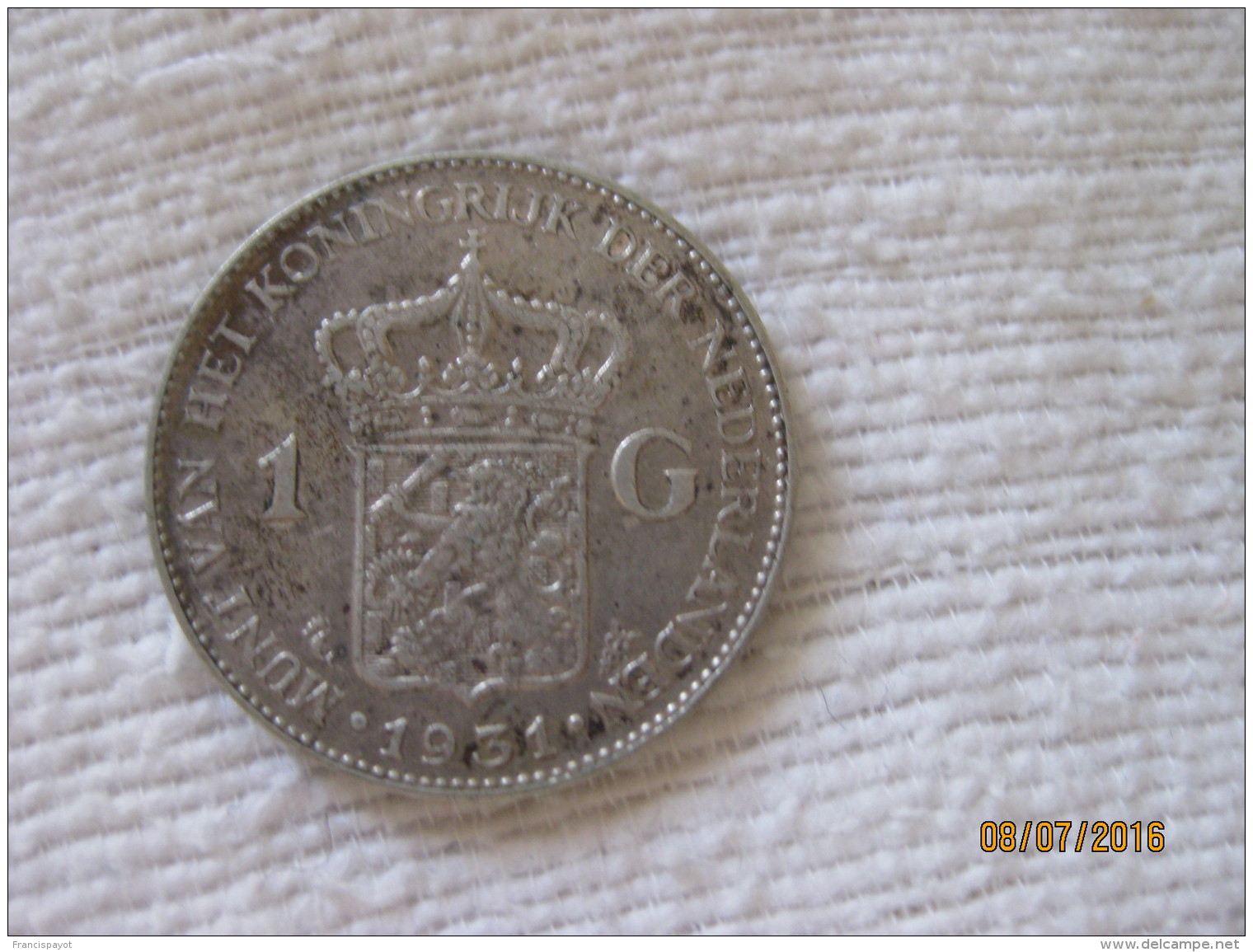 Netherlands: 1 Gulden 1931 - 1 Gulden