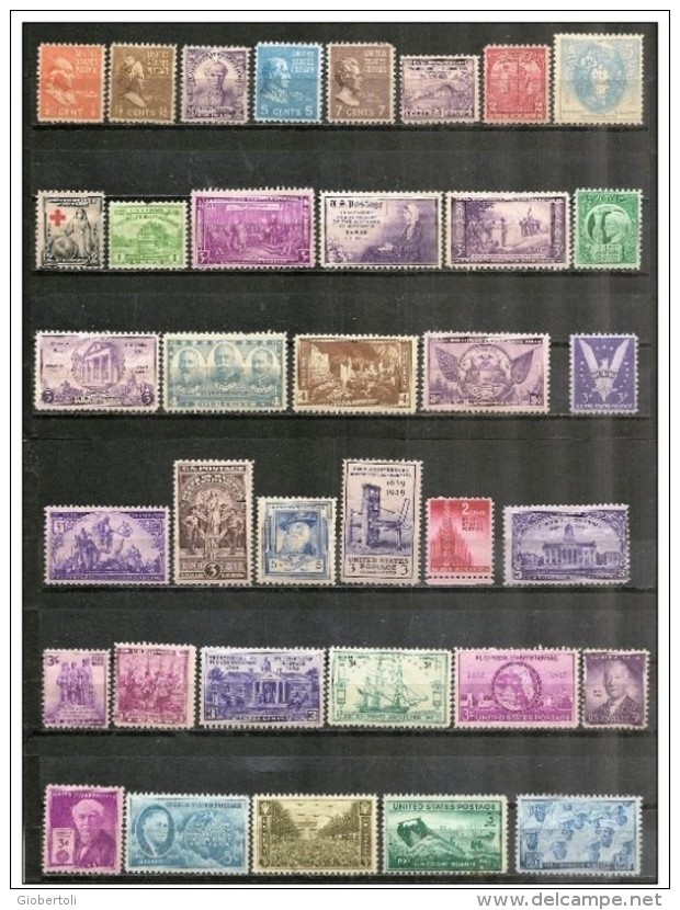 Stati Uniti/États-Unis/United States: Lotto Di 36 Pezzi, Lot Of 36 Pieces, Lot De 36 Pièces - Collezioni & Lotti