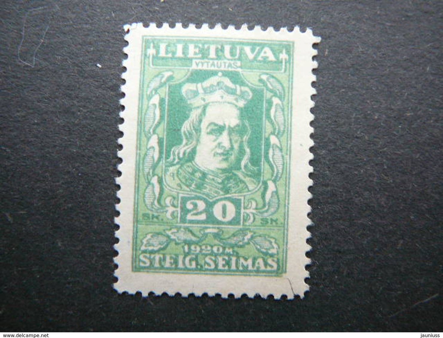 Lietuva Litauen Lituanie Litouwen Lithuania # 1920 MH # Mi. 78 - Lituanie