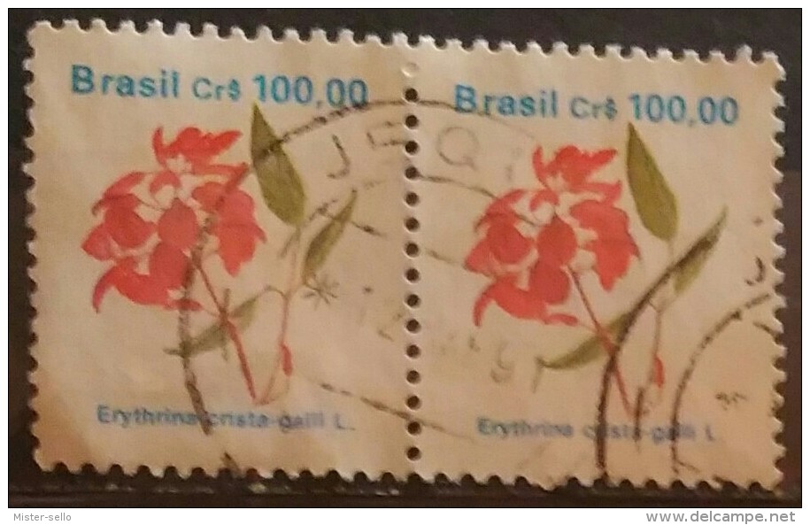 BRASIL 1990. FLORA - FLORES. USADO - USED. - Usados