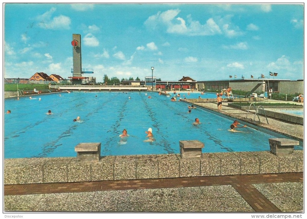 R1119 Grömitz - Ostseeheilbad - Meerwasserschwimmbad / Viaggiata 1971 - Groemitz