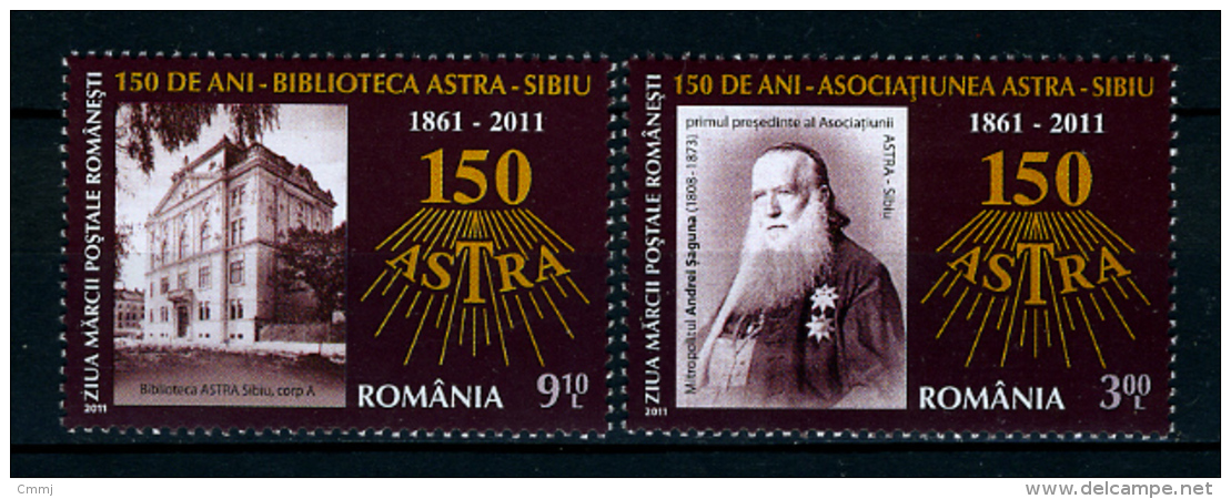 2011 - ROMANIA - Mi. Nr. 6540/6541 -  NH - ( **) - (K-EA-361368.11) - Nuovi