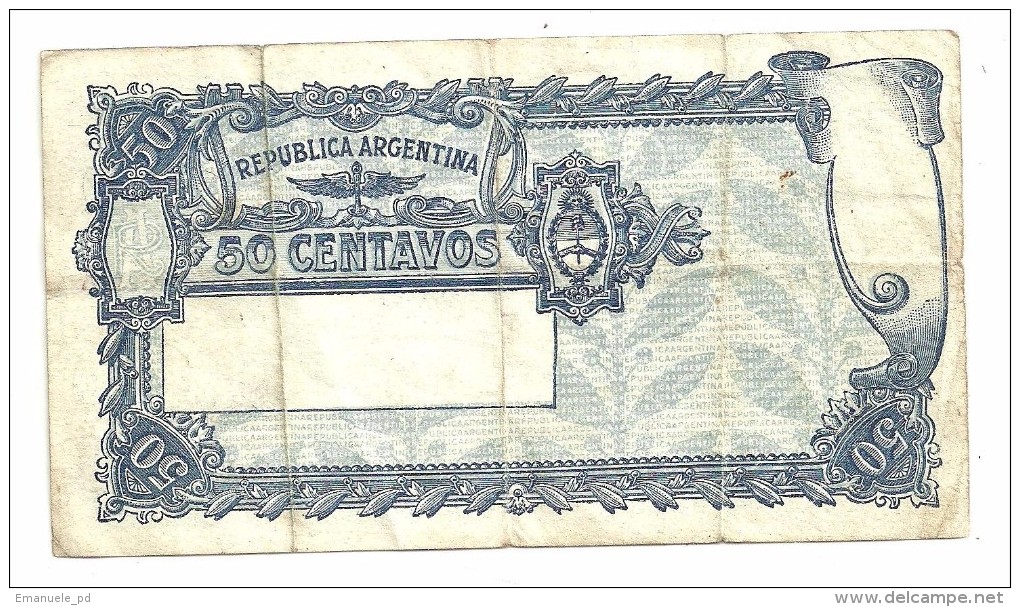 Argentina 50 Centavos 1926 - Argentine