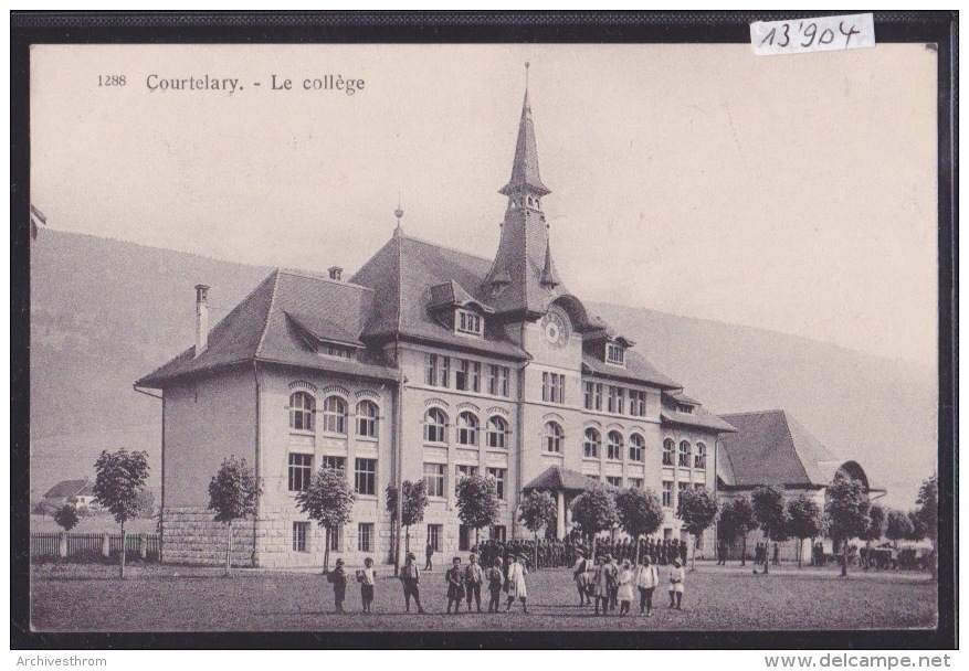 Courtelary - Le Collège ; Ca 1918 (13´904) - Court