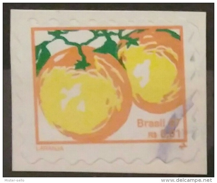 BRASIL 1997. FRUTAS - FRESAS. USADO - USED. - Usados