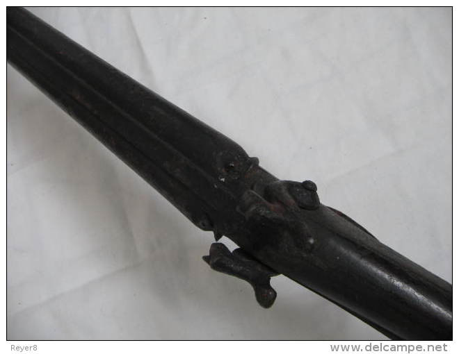 ancien fusil percussion XIX ,napoleon ,silex