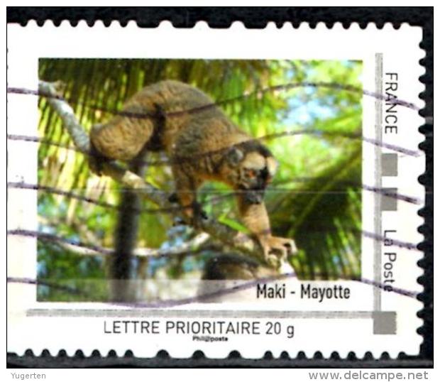 FRANCE Montimbramoi MTM Official Issue Maki De Mayotte Singe Lémurien Local FAUNA Monkeys Affe Mono Scimmia - Chimpanzees