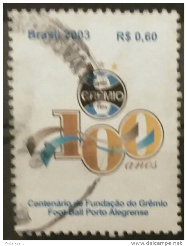 BRASIL 2003. FÚTBOL - GREMIO. USADO - USED. - Used Stamps