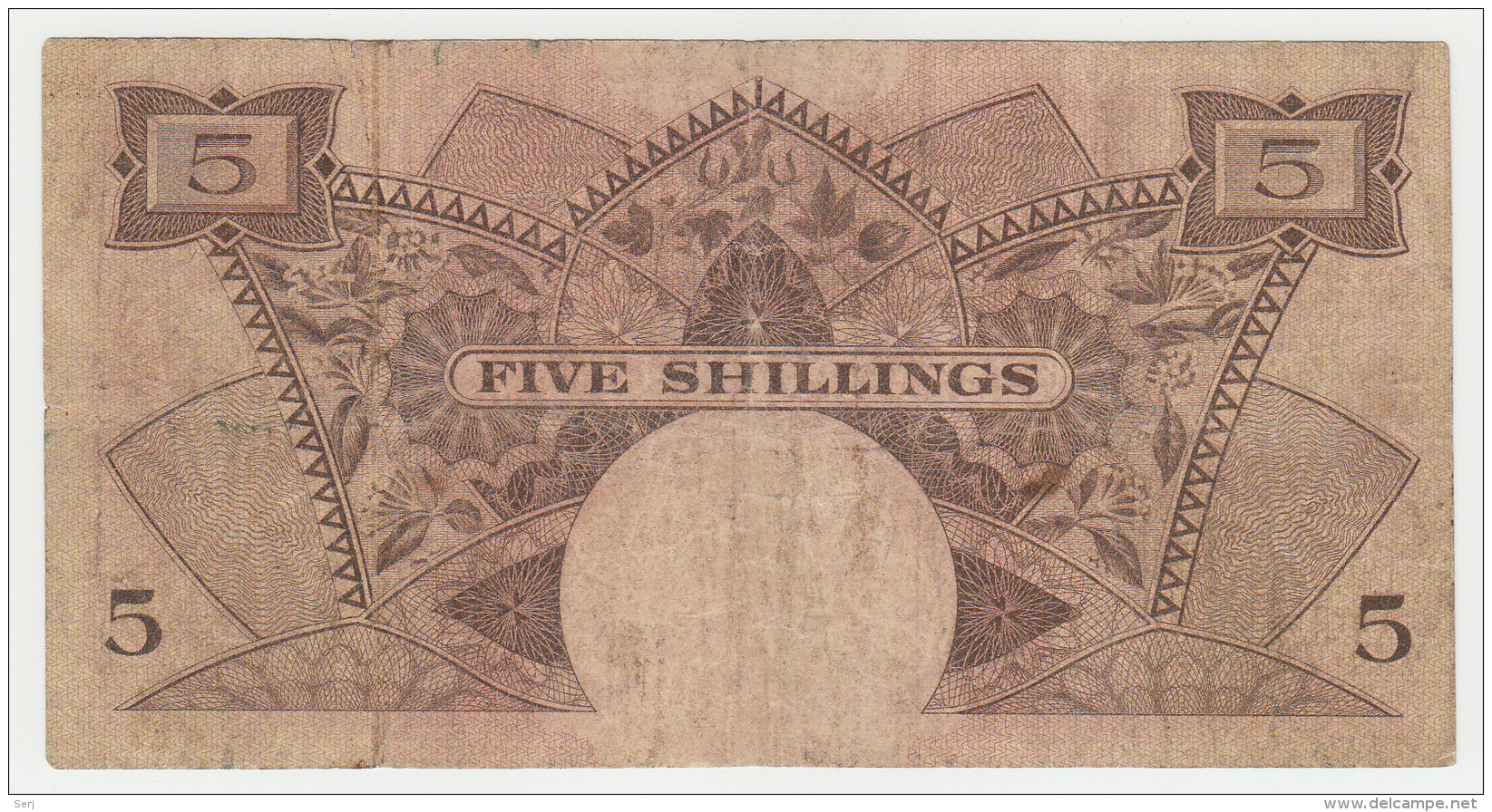 East Africa 1961 5 Shilling "F" Pick 41a 41 A - Other - Africa