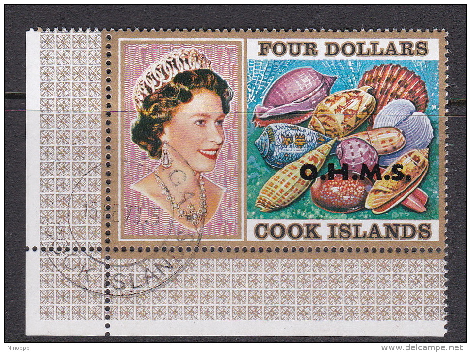 Cook Islands SG O30 1975 Shells, $ 6.00 Queen And Shells Used - Cook