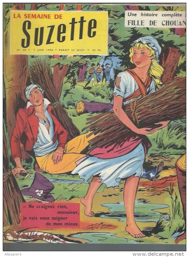 La Semaine De Suzette N°28 Fille De Chouan - Le Petit Fils Du Prince Charmant - Patron D'une Combinaison Pour Bambino - La Semaine De Suzette