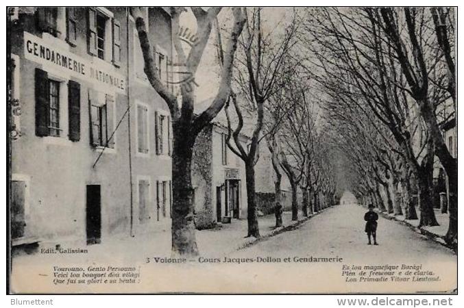 CPA Alpes De Haute Provence Basses Alpes Circulé Volonne Gendarmerie - Autres & Non Classés