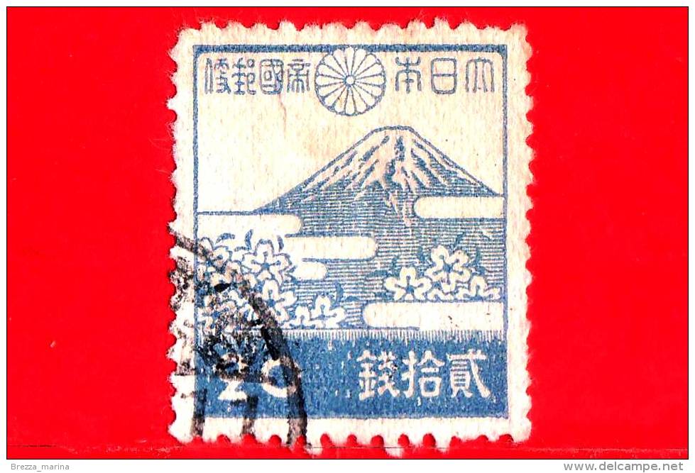 GIAPPONE - Usato - 1944 - UNESCO - Mounte Fuji - 20 - Used Stamps