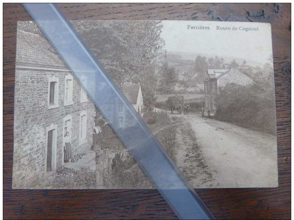 Ferrières Route De Cognoul.  1910 - Ferrieres