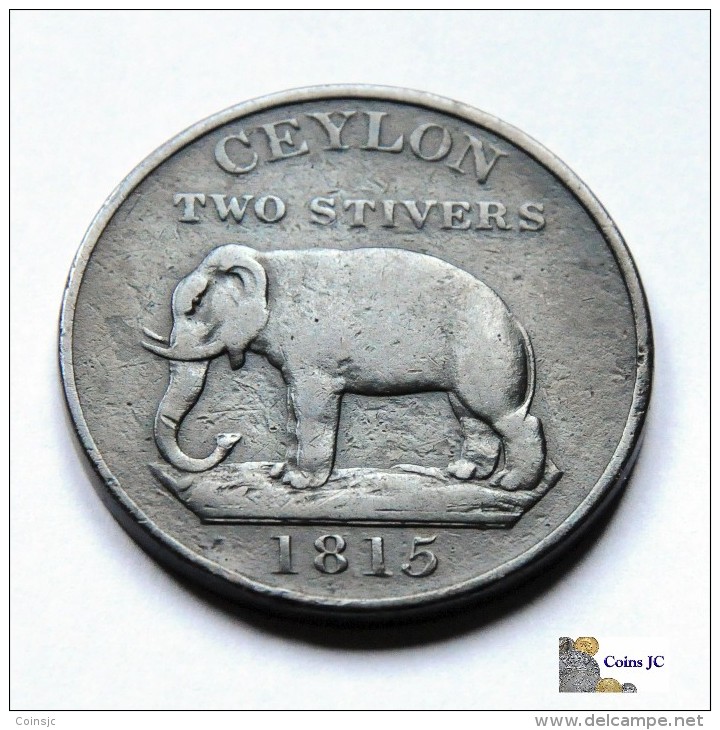 Ceylon - 2 Stivers - 1815 - Sri Lanka