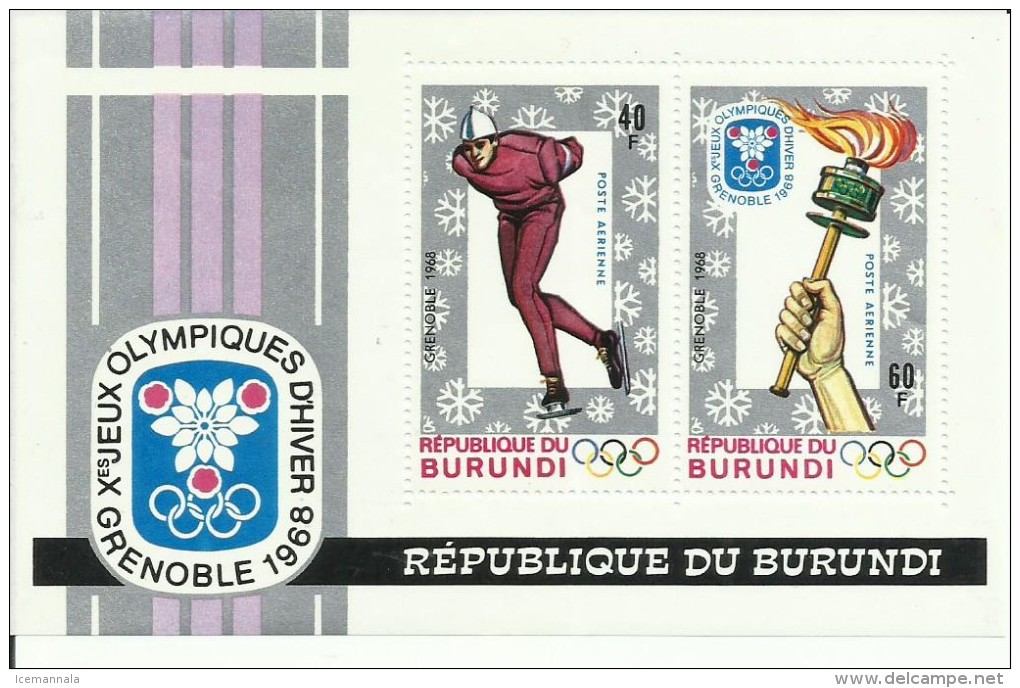 BURUNDI   H/B OLIMPIADAS   MNH  ** - Collezioni