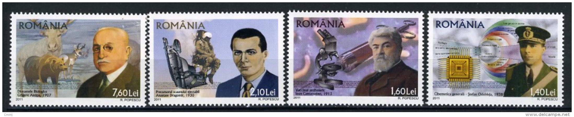 2011 - ROMANIA - Mi. Nr. 6574/6577 -  NH - ( **) - (K-EA-361368.11) - Nuovi