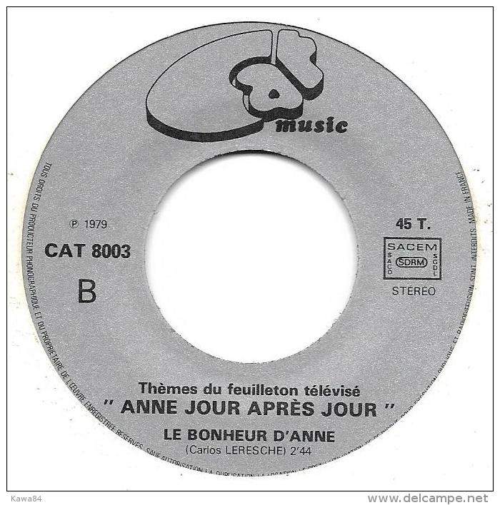 SP 45 RPM (7") B-O-F Carlos Leresche / Sophie Barjac " Anne Jour Après Jour " - Filmmusik