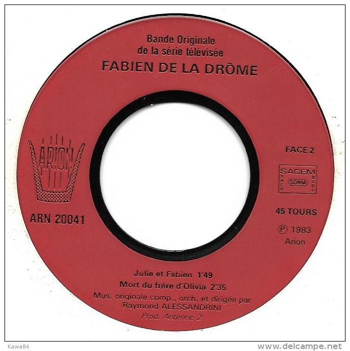 EP 45 RPM (7")  B-O-F  Raymond Alessandrini / Garreaud / Aznar  "  Fabien De La Drôme  " - Filmmusik
