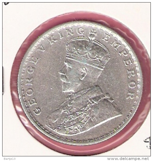 BRITISH INDIA RUPEE 1918 SILVER - Inde