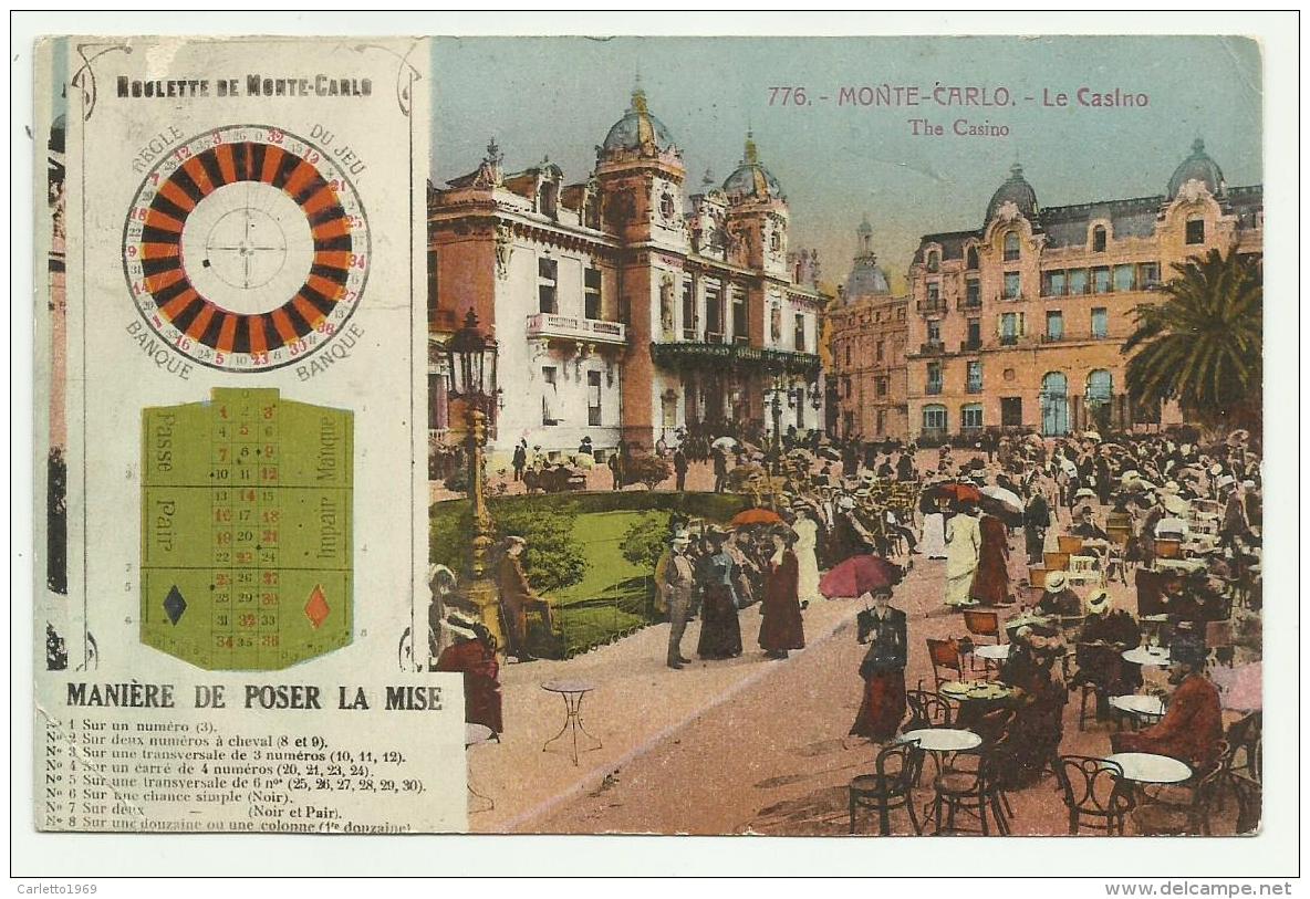 MONTECARLO LE CASINO ILLUSTRATA 1923  VIAGGIATA FP - Monte-Carlo