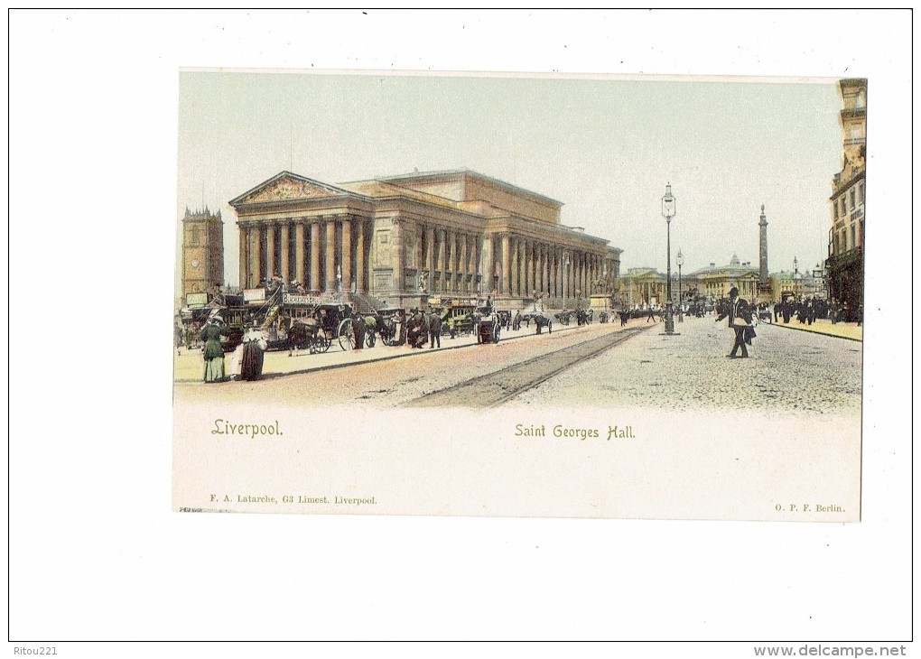 LIVERPOOL - Saint Georges Hall - Latarche - Animation - O.P.F. BERLIN - Liverpool