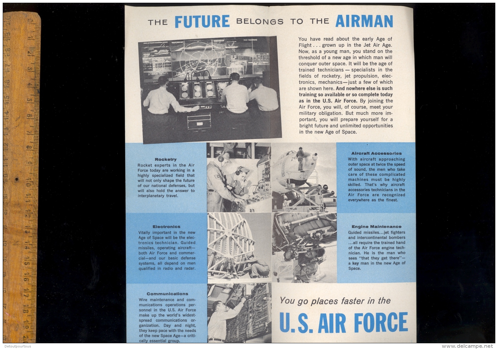 USAF US AIR FORCE Recruiting Opportunities For You In The New Age Of Space - Stati Uniti