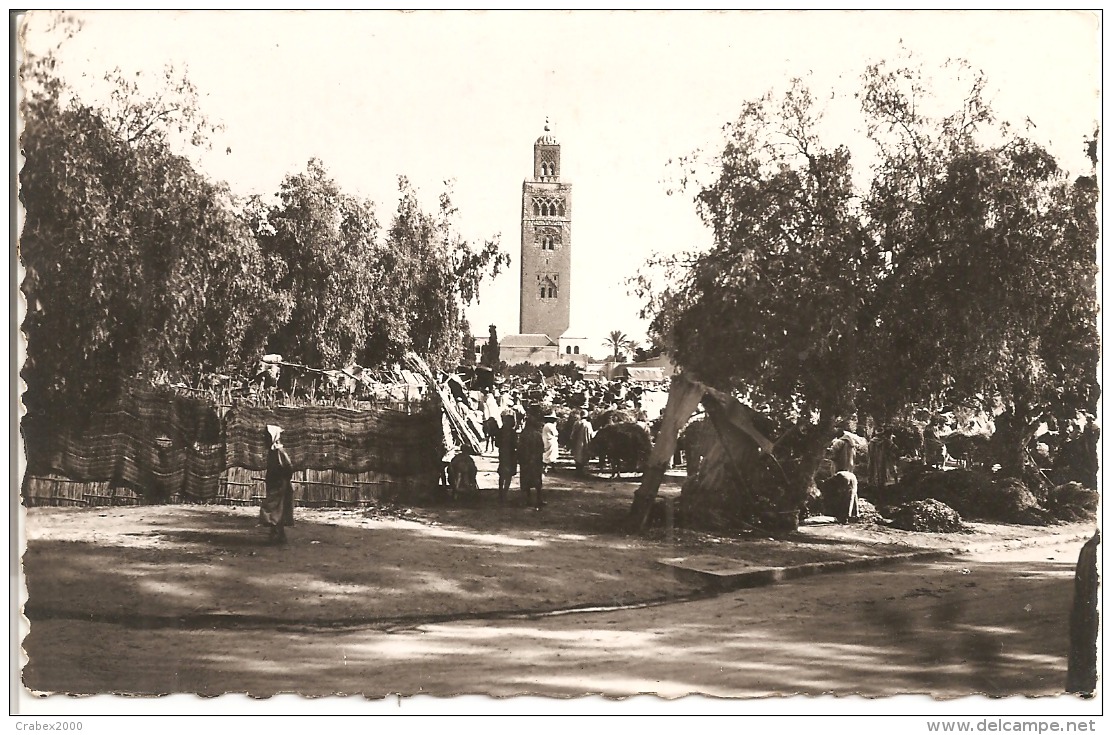 Y &T N°283  MARRAKECH  Vers  FRANCE   1951  VOIR 2 SCANS - Briefe U. Dokumente