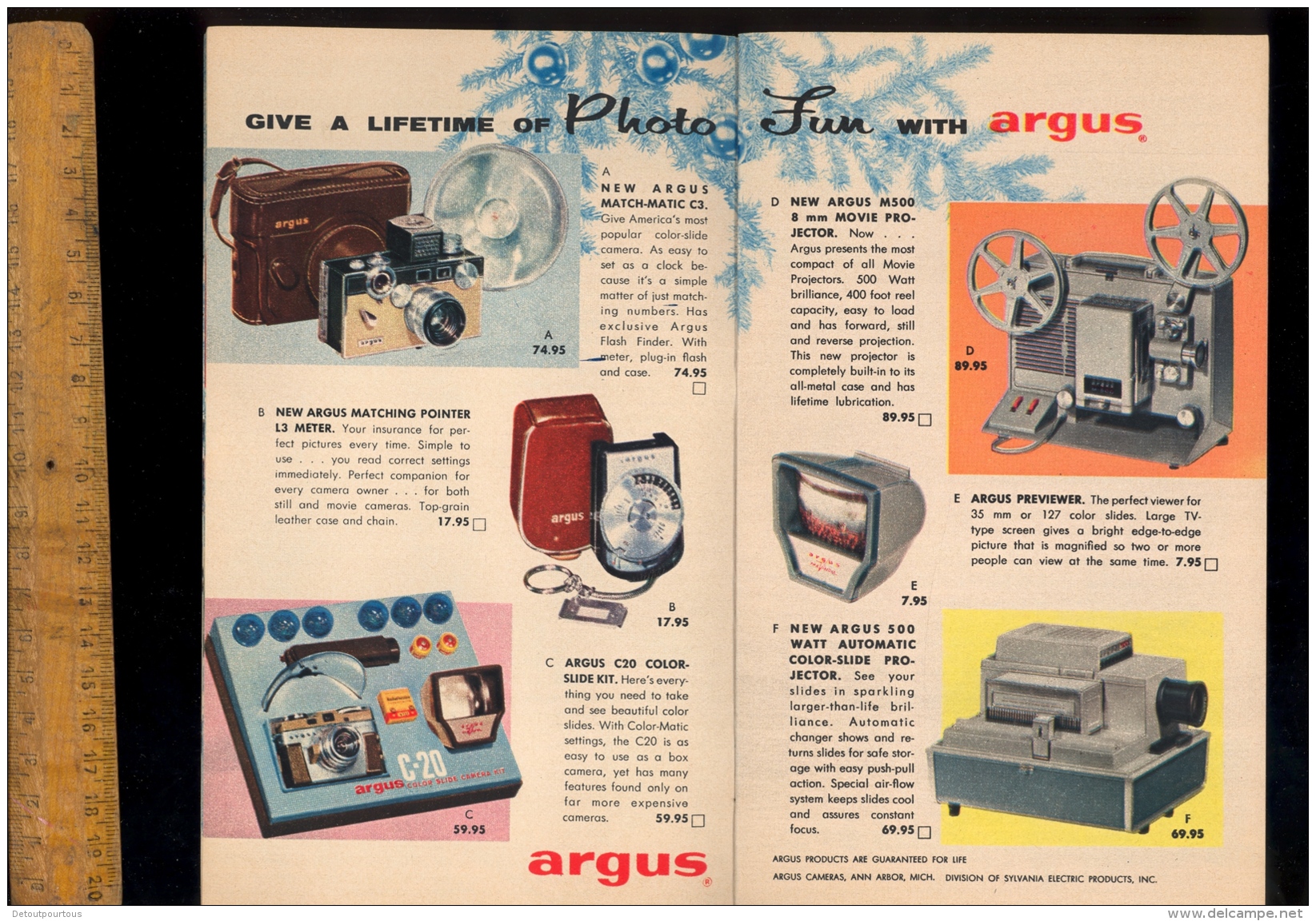 Catalog Gifts Galore Watkins Wood Drug Co EMPORIA Virginia / Argus Kodak Cameras Remington Razor Timex Watches - USA