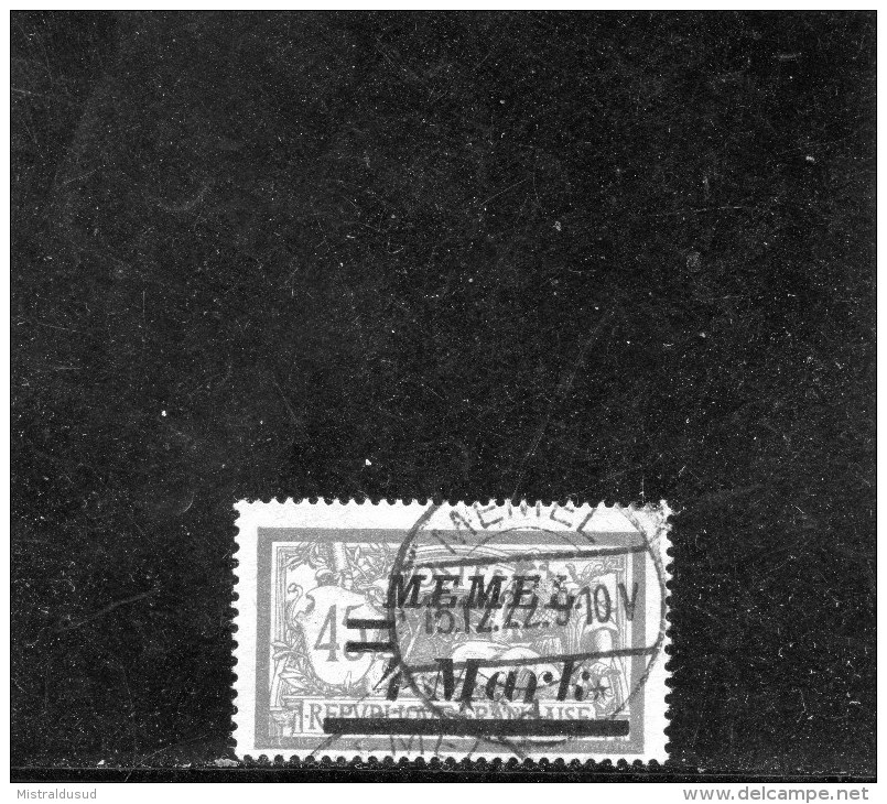 Memel , Timbres Merson Oblitere Du 15-12-22 - Gebruikt